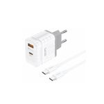 Foneng EU61 30W 2 Port GaN Charger With Type-C Cable